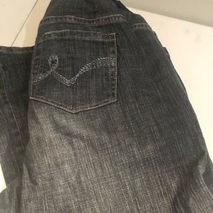 1X Maternity Jeans, with maternity belly band